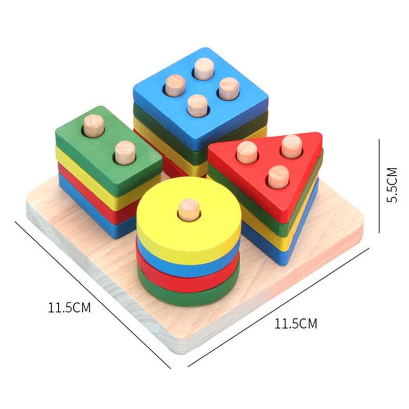6-in-1 Wooden Educational Toys Set – Alphabet, Numbers, Xylophone & More