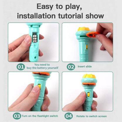 Projection Flashlight for Kids (3 Discs)