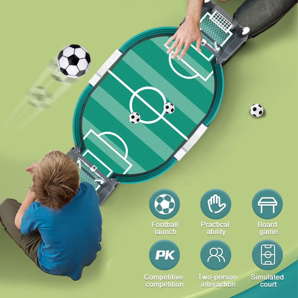 “No stress, just goals! Mini football Game =full entertainment!”