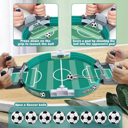 “No stress, just goals! Mini football Game =full entertainment!”