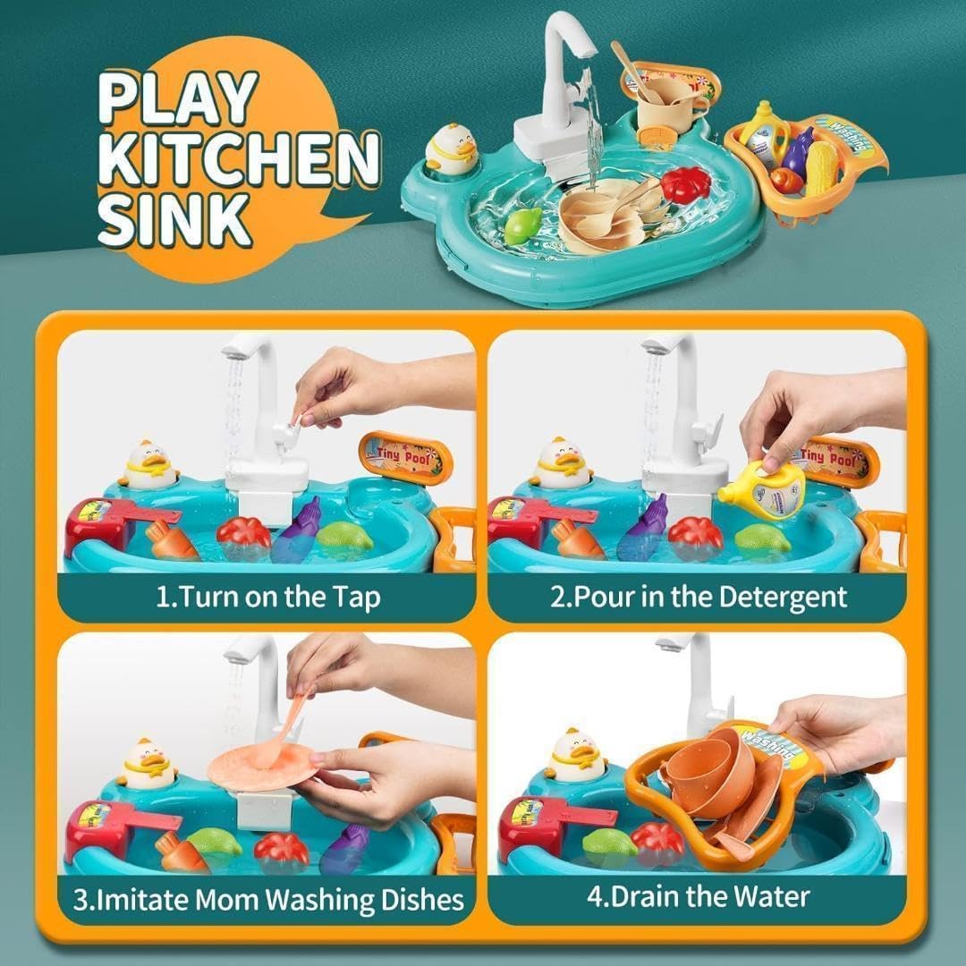 Water Play Toy Kitchen Set
