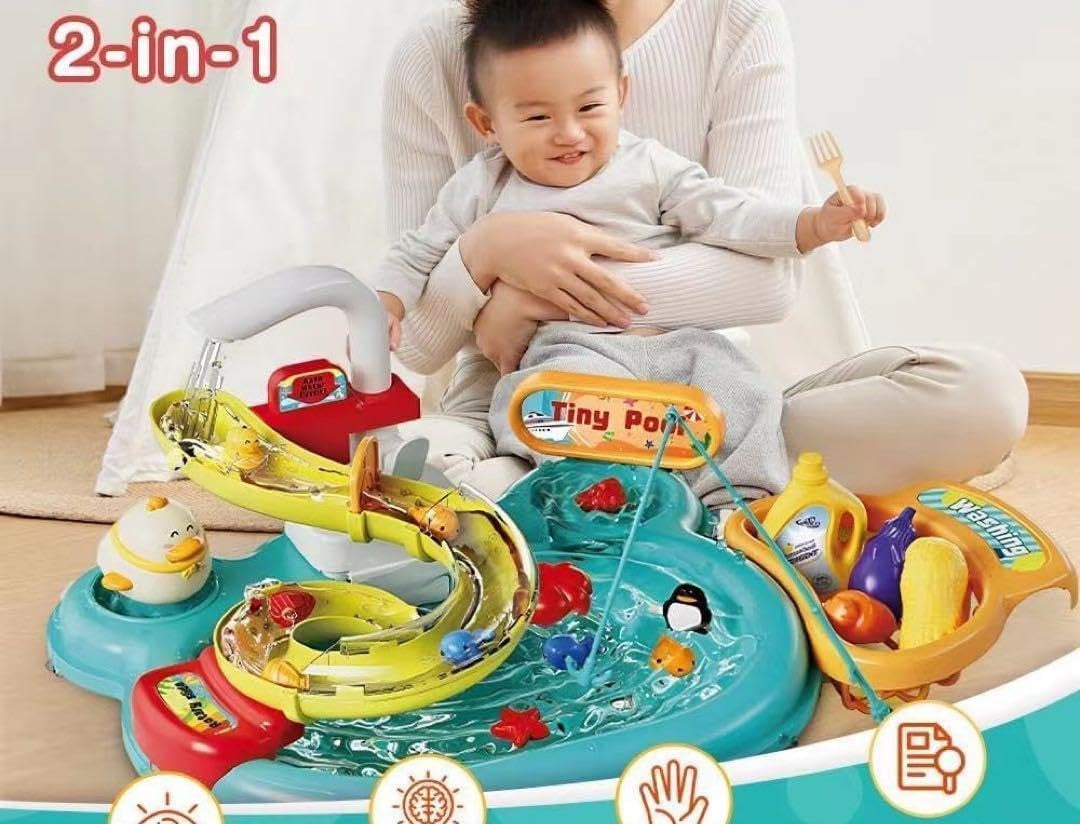 Water Play Toy Kitchen Set