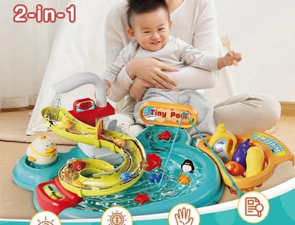 Water Play Toy Kitchen Set