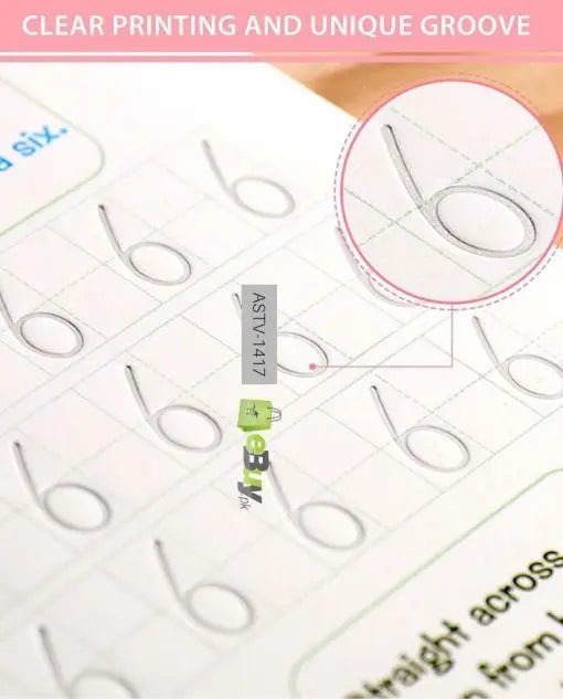 Improve Child's Handwritting with Sank Magic Book (4 books + Magic Pen & refills)