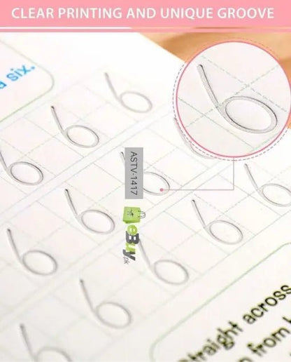 Improve Child's Handwritting with Sank Magic Book (4 books + Magic Pen & refills)