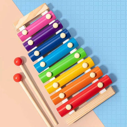 8-Note Wooden Xylophone – Musical Learning Toy for Kids
