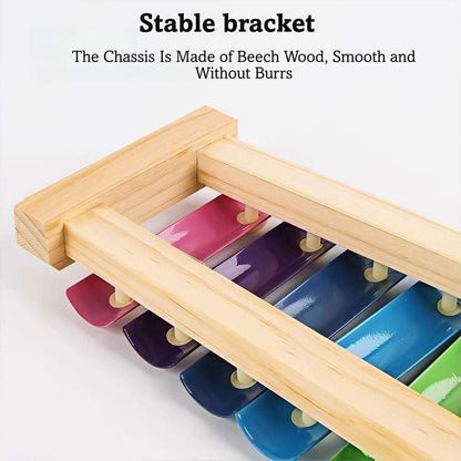 8-Note Wooden Xylophone – Musical Learning Toy for Kids