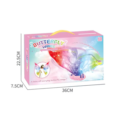 Butterfly Wings With Light And Music