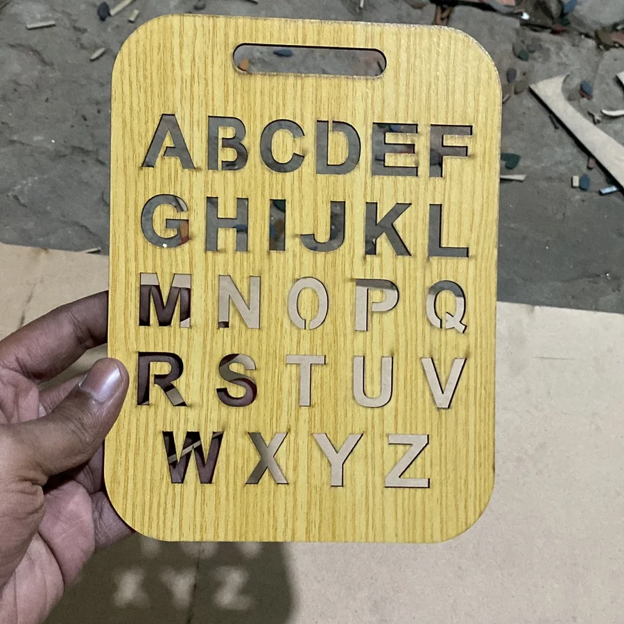 Early Learning Wooden Stencil Board Set – ABC, Numbers &amp; Alifbey (Pack of 3)