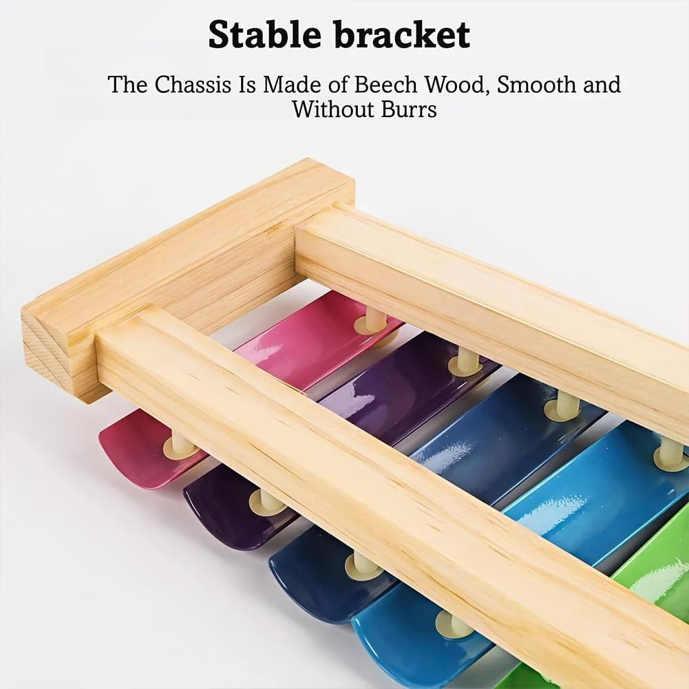 8-Note Wooden Xylophone – Musical Learning Toy for Kids