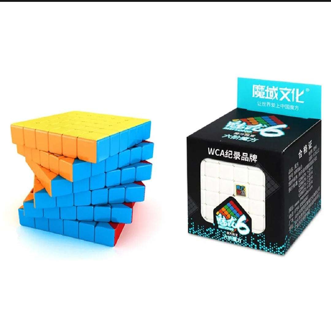 Original 6x6 Moyu Meilong Fast Speed Cube Stickerless Magic Cube Puzzle Educational Toy