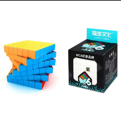 Original 6x6 Moyu Meilong Fast Speed Cube Stickerless Magic Cube Puzzle Educational Toy