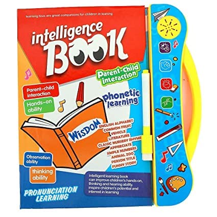 Preschool Learning Book ,Alphabets, Numbers, Animals & Music & Touch Features,