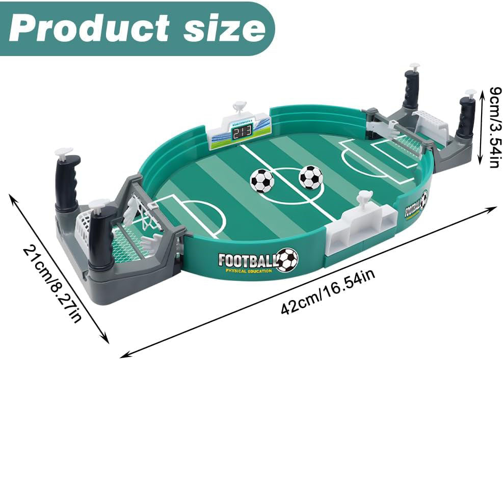 “No stress, just goals! Mini football Game =full entertainment!”